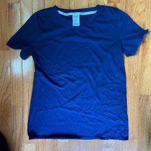 PINK Victoria's Secret Navy Basic Soft Collar Tee!
